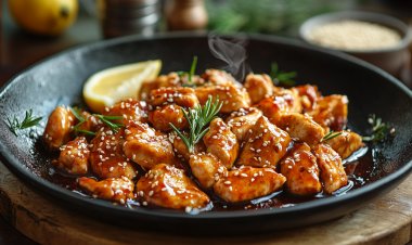 Рецепт для похудения: курица терияки с кунжутом. Едим, и килограммы улетают